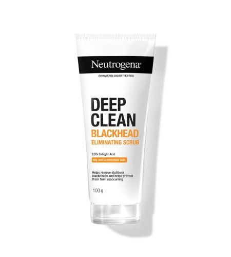 neutrogena deep clean blackhead eliminating daily scrub 100g
