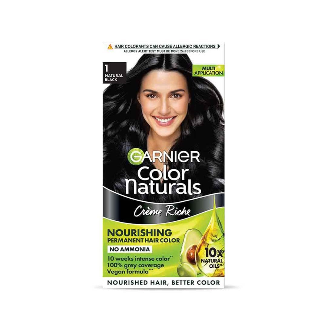 About garnier color naturals crème hair color natural black
