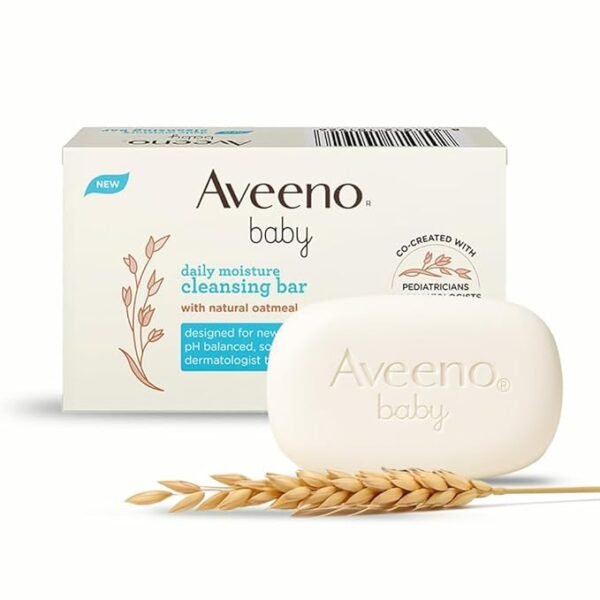 aveeno baby daily moisture cleansing bar 75g