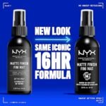 nyx professional makeup matte finish setting spray 16h 60ml