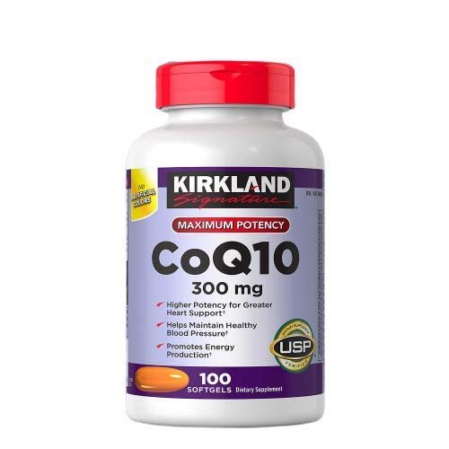 kirkl& signature coq10 maximum potency 300mg,100 softgels, 150 grams