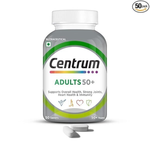 centrum adults 50+ multivitamin tablet for men & women