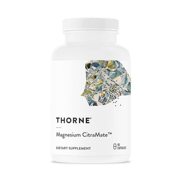 thorne research, magnesium citramate, 90 vegetarian capsules