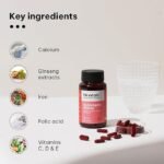 hk vitals multivitamin for women (60 tablets) | with zinc, vitamin c, vitamin d, multiminerals & ginseng extract