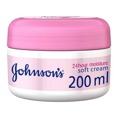 johnson's 24 hour moisture soft cream, 200ml