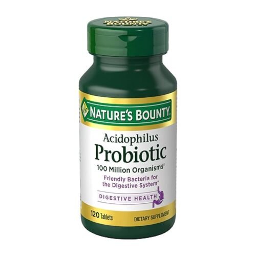 nature's bounty acidophilus probiotic, pack of 120 tablets