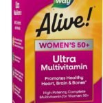 nature's way alive women 50 plus daily ultra multi vitamin tablets, 60 count