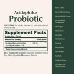 nature's bounty acidophilus probiotic, pack of 120 tablets