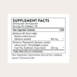 thorne research berberine capsules, 60 count