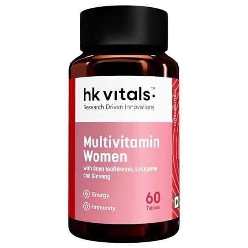 hk vitals multivitamin for women (60 tablets) | with zinc, vitamin c, vitamin d, multiminerals & ginseng extract