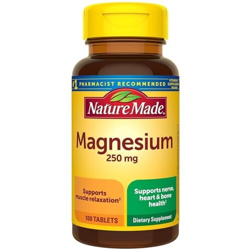 nature made magnesium 250 mg 100 tablets