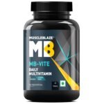 muscleblaze mb vite daily multivitamin (60 tablets) | with 51 ingredients & 6 blends, vitamins & minerals, prebiotic & probiotics, amino acid blends | for energy, stamina & recovery