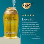 ogx argan oil of morocco extra penetrating oil for renewing plus dry and coarse hair, 100ml